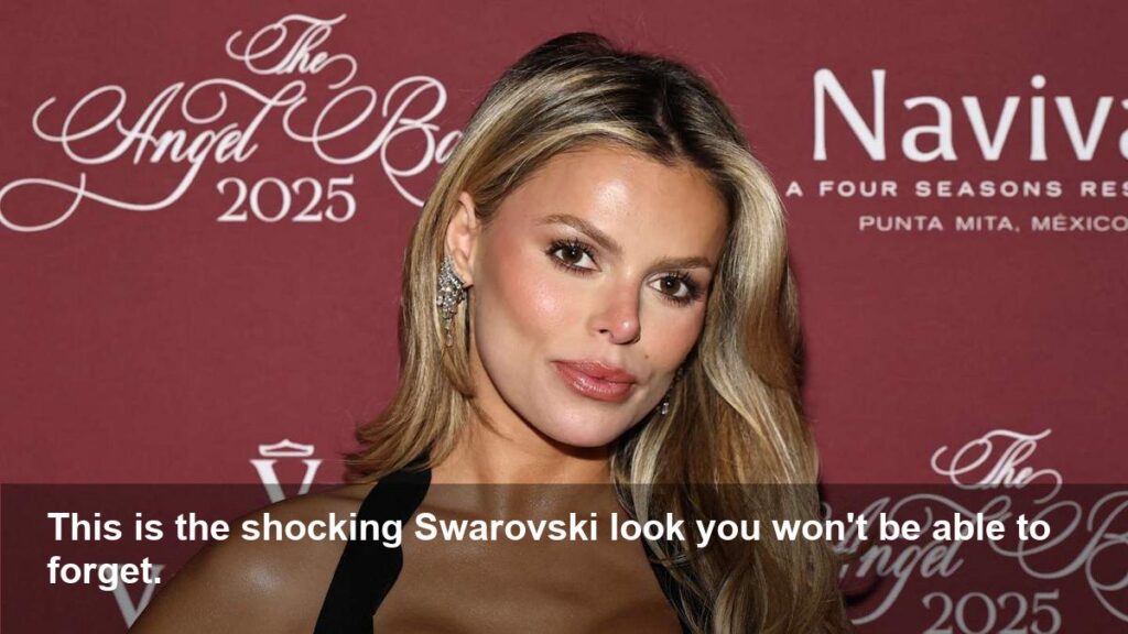 Brooks Nader’s Daring Sheer Look Stuns at Swarovski