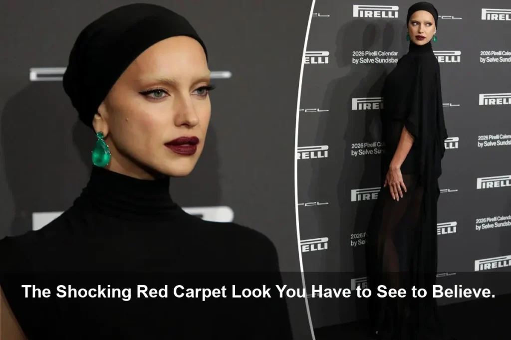 Irina Shayk’s Shocking Look: No Brows, Just Emeralds?