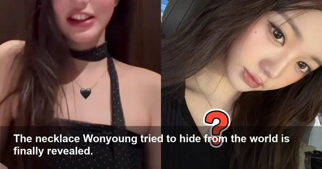 Wonyoung's 'Censored' Necklace: The Truth is Out